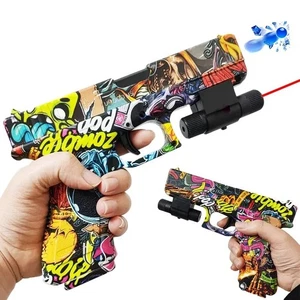 Glock 17 G17 Spielzeugpistole l Gel Kugel Waffe Kinder Neu mit Laser Graffiti - Bild 1 von 2