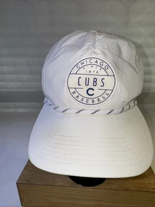 Chicago Cubs Baseball Hat Cap Adult Adjustable White Blue 47 MLB Unique - Picture 1 of 11