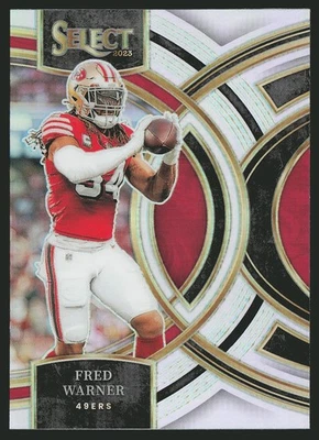 2023 Panini Select #195 Fred Warner Silver Prizms - Image 1 of 2