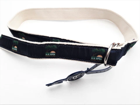 NEW Ring Belt US Open Torrey pines 2008 Size S Navy blue Cotton Golf NWT Cover