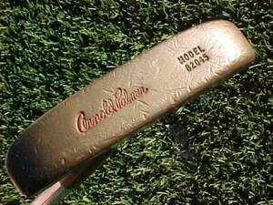 Arnold Palmer 82045 Brass Flange Blade Putter 35" Golf Club w Leather Grip - Picture 1 of 10