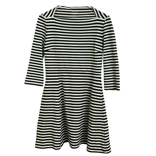 Abito Kate Spade Broome Street a righe in maglia scollo a barca manica a 3 4 S