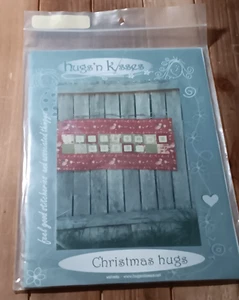 Vtg Hugs 'n Kisses Christmas Hugs Sewing Instruction Pattern for Wall Hanging - Picture 1 of 6