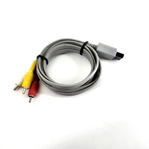 Genuine Nintendo Wii RVL009 AV Cable - Gray OEM Original RCA Cord Composite - Bild 1 von 5