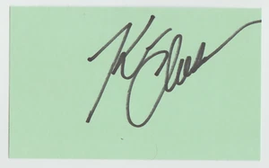 KENNY CHESNEY Signed 3 x 5 Index Card Autograph PSA/DNA Certified Authentic AUTO - Picture 1 of 2