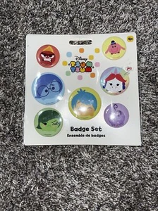 Pixar Inside Out Joy Fear Anger Disgust Rainbow - Pin Set - Picture 1 of 1