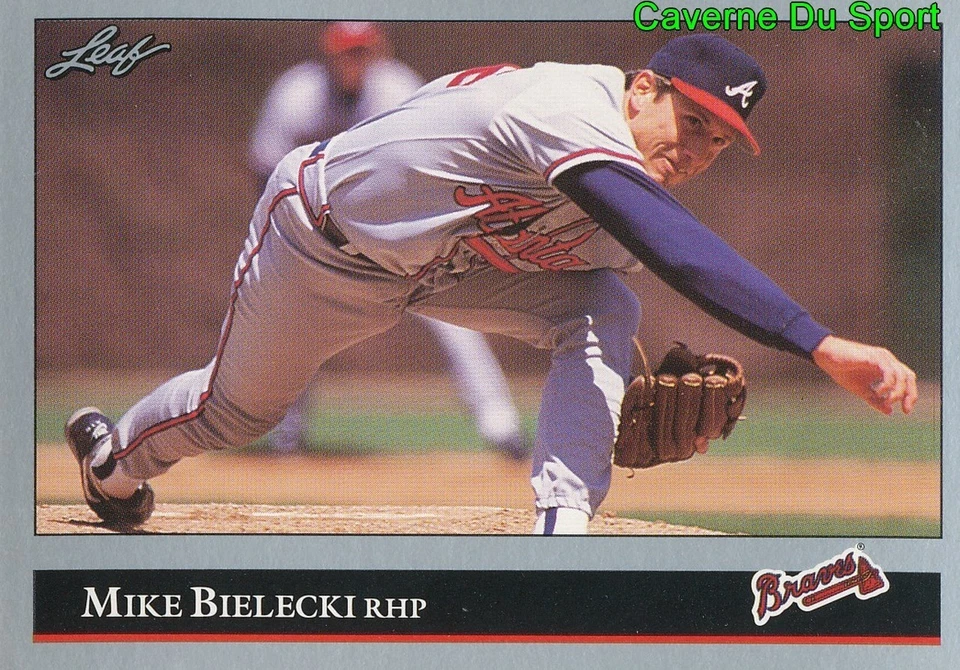 505   MIKE BIELECKI    ATLANTA BRAVES  BASEBALL CARD LEAF 1992 - Photo 1/1
