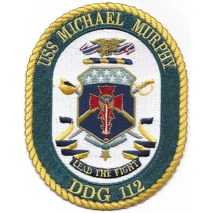USS Micheal Murphy DDG-112 Guided Missile Destroyer Ship Patch - Bild 1 von 6