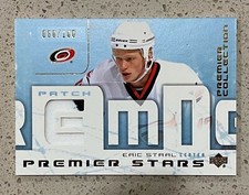 2003-04 Upper Deck Premier Collection Stars /100 Eric Staal #ST-ES Rookie Patch