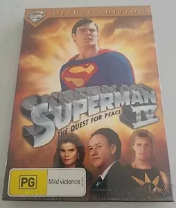 Superman IV 4 The Quest For Peace Deluxe Edition (DVD, 1987) New & Sealed. (N5) - Picture 1 of 4