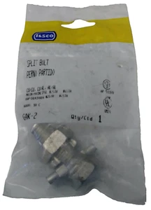 ILSCO GAK-2 #8-#2 AWG Connettore bullone diviso in alluminio massiccio NOS - Foto 1 di 1