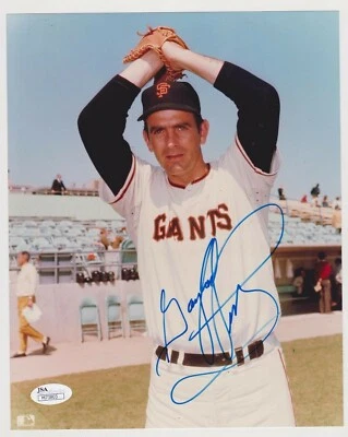 MLB Gaylord Perry (HOF) Signed 8x10 Photo, JSA Certified - Image 1 of 2