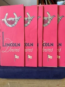 Vintage Lincoln Downs Horse Racing Programs October 1947 Lot of 5 - Picture 1 of 15