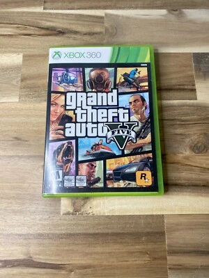 Grand Theft Auto Five V - GTA 5 - Microsoft Xbox 360 -  CIB - Tested and Working - Image 1 of 4