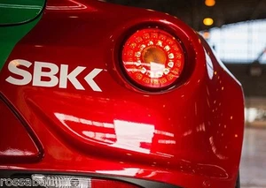 KIT 2 ADESIVI SBK SUPERBIKE mm.200 x 56 STICKER AUFKLEBER PEGATINAS DECALS - Imagen 1 de 1