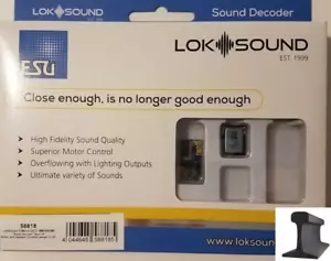 ESU 58818 LokSound V5.0 Micro DCC/MM/SX/M4 Decoder Next18 ~ W/Sugar Cube Speaker - Picture 1 of 4