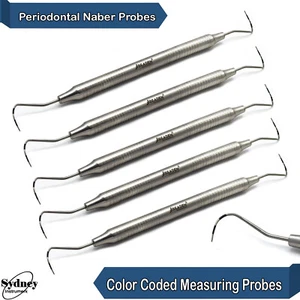 Dental Diagnostic Nabers Periodontal Probe Depth Furcation Lesions Dentistry Lab - Picture 1 of 4