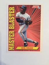 1991 Score Baseball Series 2 #693. Cecil Fielder. MASTER BLASTER.