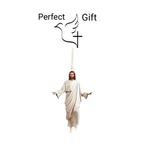 Jesus Ornament -Jesus Plastic Acrylic Ornament- Christmas Tree Gift (2D) Flat - Picture 1 of 6