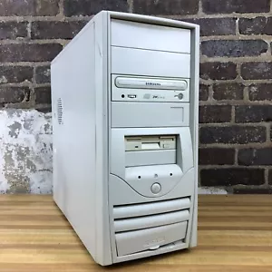 Custom Beige ATX DOS Gaming Computer Complete & Untested (For Restore Project) - Picture 1 of 10