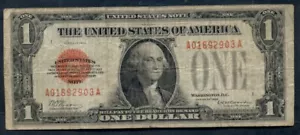 $1.00 Legal Tender "Funny Back", 1928, Fr. #1500, F/VF - Picture 1 of 2