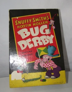 1957 JAYMAR SPECIALTY CO. SNUFFY'S SMITH'S HOOTIN HOLLER BUG DERBY GAME - Picture 1 of 9