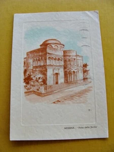 (FG.R08) MESSINA - CHIESA DEI CATALANI (vg 1955) artistica, illustrata - Imagen 1 de 2