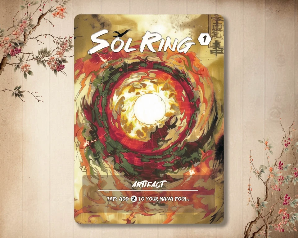 Sol Ring - High Quality Custom Card [ Japanese Custom Art ] - Imagen 1 de 1