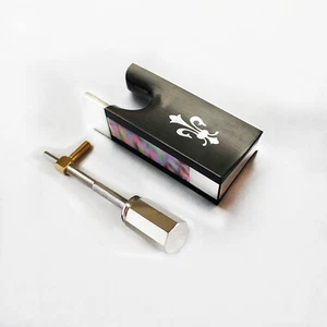 Piezas de plata rana de violín 4/4 rana de ébano tornillo escudo inserto de abulón - Imagen 1 de 2