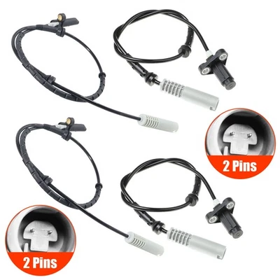 4PCS Front & Rear ABS Wheel Speed Sensor Fit For BMW 528I 540I 1997-1998 - Imagem 1 de 4
