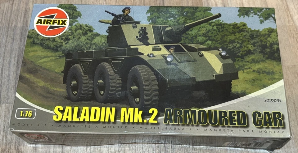 Airfix A02325 Saladin MK.2 Armoured Car Model Kit Perth Ships - Image 1 of 1