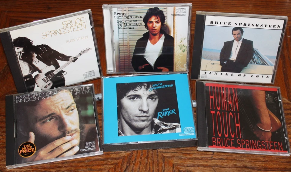 Bruce Springsteen CD lot of 6 Rock Pop Singer Songwriter Classic Heartland Folk - Imagem 1 de 2