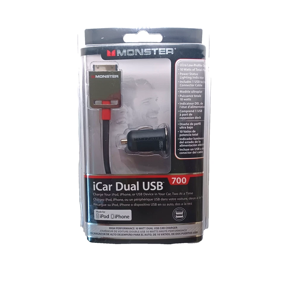 Monster Cable iCar USB 700 para iPod y iPhone Foto 1 de 4