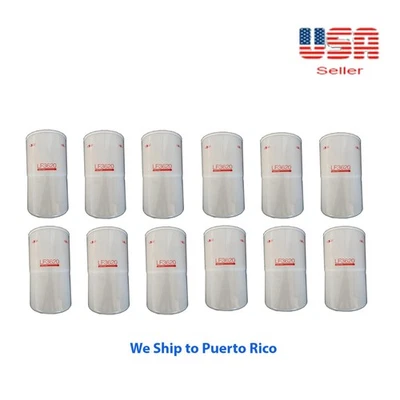 12 filtros de óleo do motor - código do motor: série 60, filtros diesel Detroit B495 LF3620 - Imagem 1 de 4