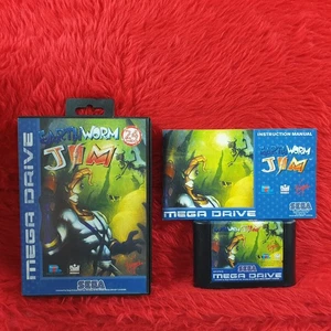 Mega Drive EARTHWORM JIM en caja y completo Sega PAL versión Reino Unido - Imagen 1 de 6
