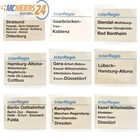 Zuglaufschild Waggonschild InterRegio IR | diverse Varianten | *Note 3* E244