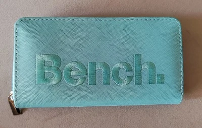Geldbeutel Geldbörse Portemonnaie Reißverschluss Türkis - Bild 1 von 4