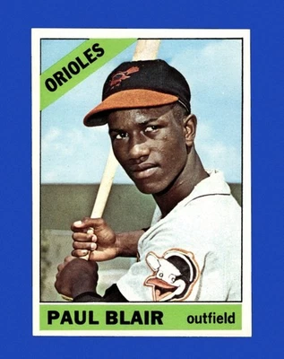 1966 年 Topps 套装-Break # 48 Paul Blair 近乎完好或更好 *GMCARDS* — 第 1/2 张图片