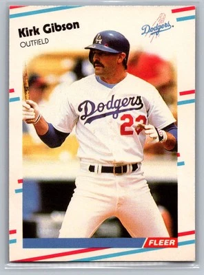 1988 Fleer Update #U-93 Kirk Gibson - Image 1 of 2