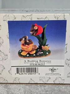 Vintage 2000 Charming Tails A Budding Romance Figur Fitz & Floyd Neu im Karton - Bild 1 von 10