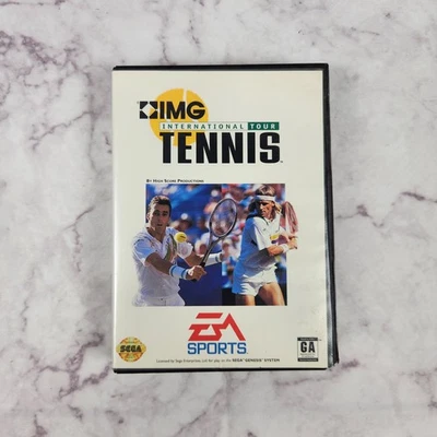 IMG International Tour Tennis (Sega Genesis, 1994) EA Games - CIB UNTESTED - Image 1 of 4