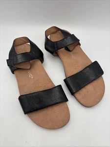 Sandalias cómodas metálicas negras ajustables para mujer Vionic 11 M Marsala - Imagen 1 de 9