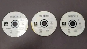 Final Fantasy VII (PlayStation 1, 1997) 3 Discs Only - TESTED and WORKING - Picture 1 of 2