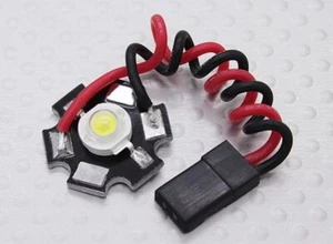 Super Bright 3Watt White LED Lamp with Aluminium Heatsink - Picture 1 of 1
