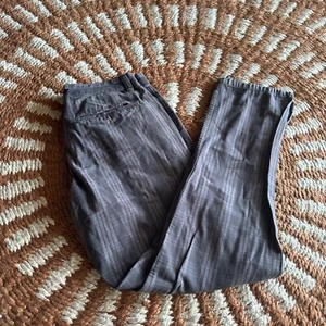 Brixton Gray & Orange Check Tapered Chino Pants Size 31 - Picture 1 of 7