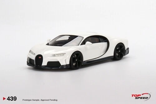 1/18 BUGATTI CHIRON SUPER SPORT WHITE - Image 1 of 1