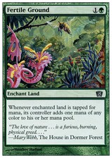 1x Fertile Ground NM, English MTG 8th Edition