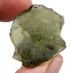 Moldavite Green Tektite Czech Republic 4.37 grams - Picture 1 of 3