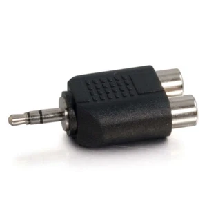 3.5mm Stereo Male to Dual RCA Female Audio Adapter (TAA Compliant)-C2G - Picture 1 of 5