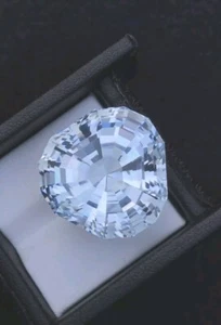 63.6ct Natural AQUAMARINE / BERYL Excellent Cut & Luster UNTREATED from Pakistan - Picture 1 of 14